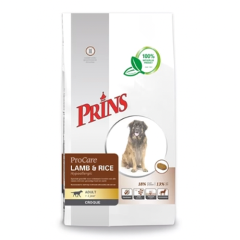 Prins Procare Croque Hypo Allergic Lamb/Rice 10Kg